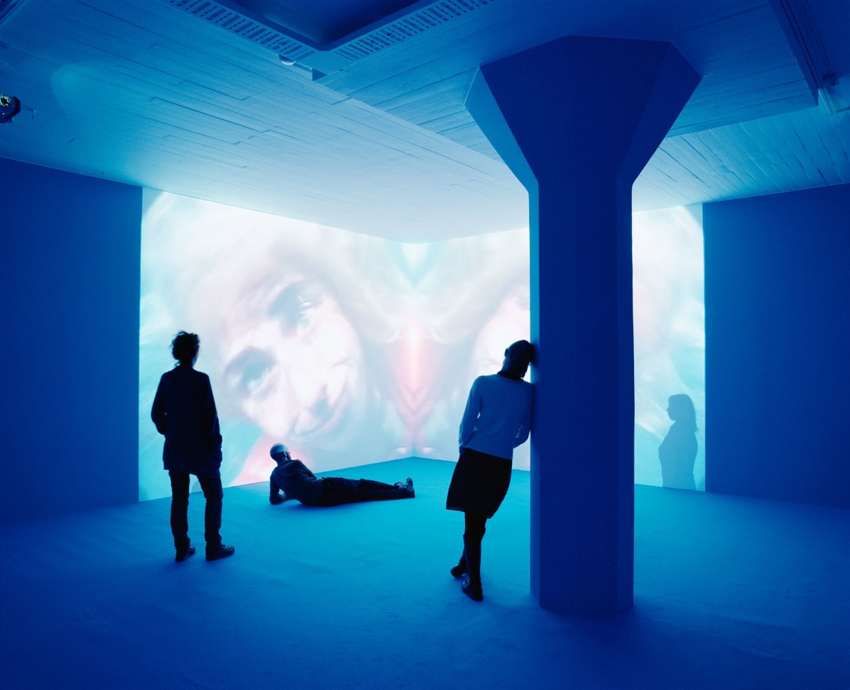 Pipilotti Rist
Sip My Ocean, 1996
Two-channel video and sound installation, color, with carpet
Duration: 10 minutes, 22 seconds
Installation view, Magasin III, Stockholm, 2007